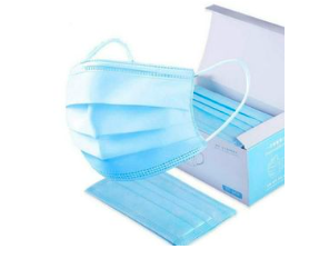 CAJA 50 MASCARILLAS 3 PLIEGUES 50 UNID.